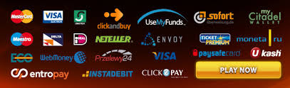 Online casino deposit methods without